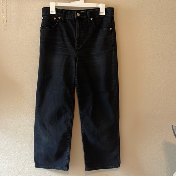 Madewell Denim - Madewell Slim Wide Leg Crop Jeans